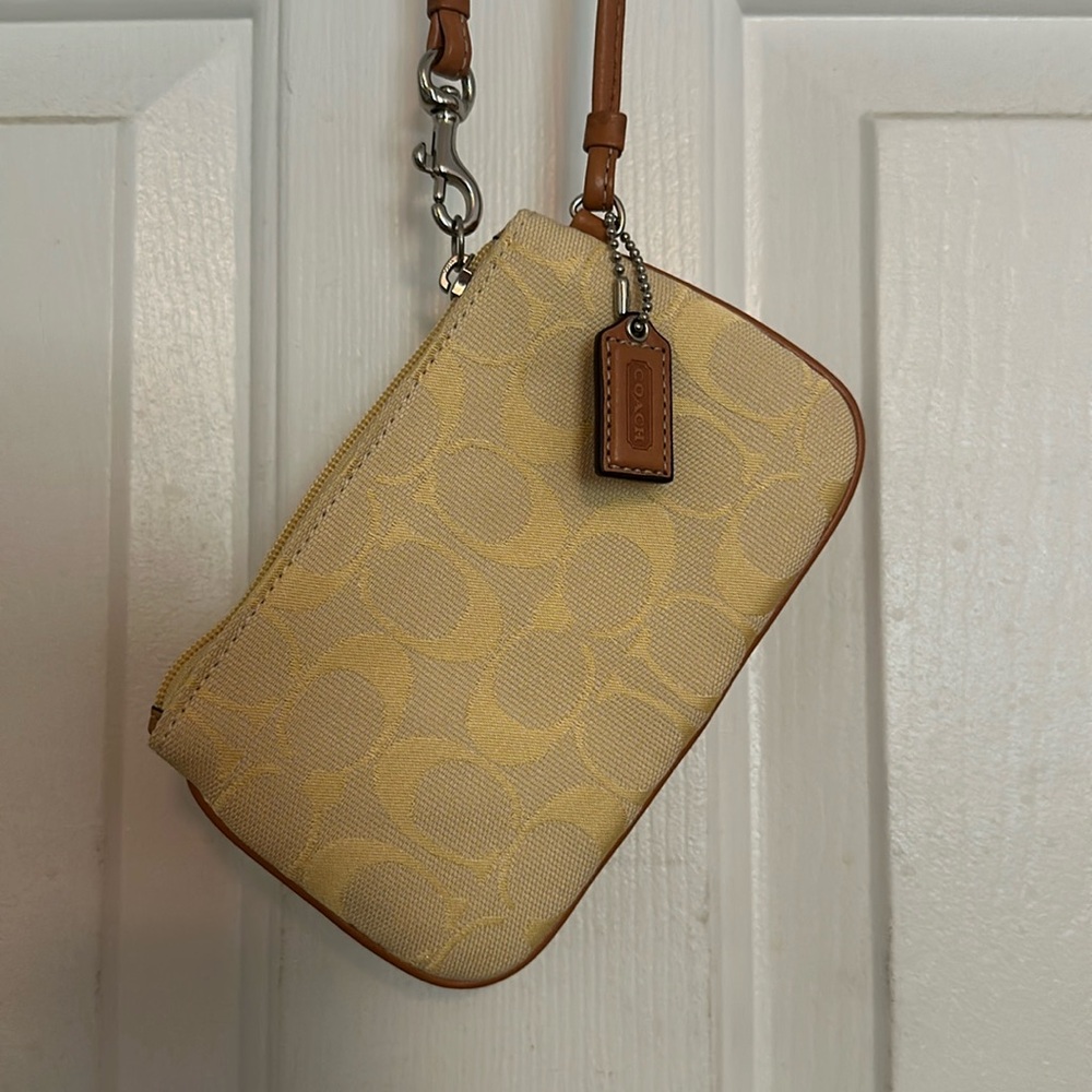 Yellow Coach Wristlet
